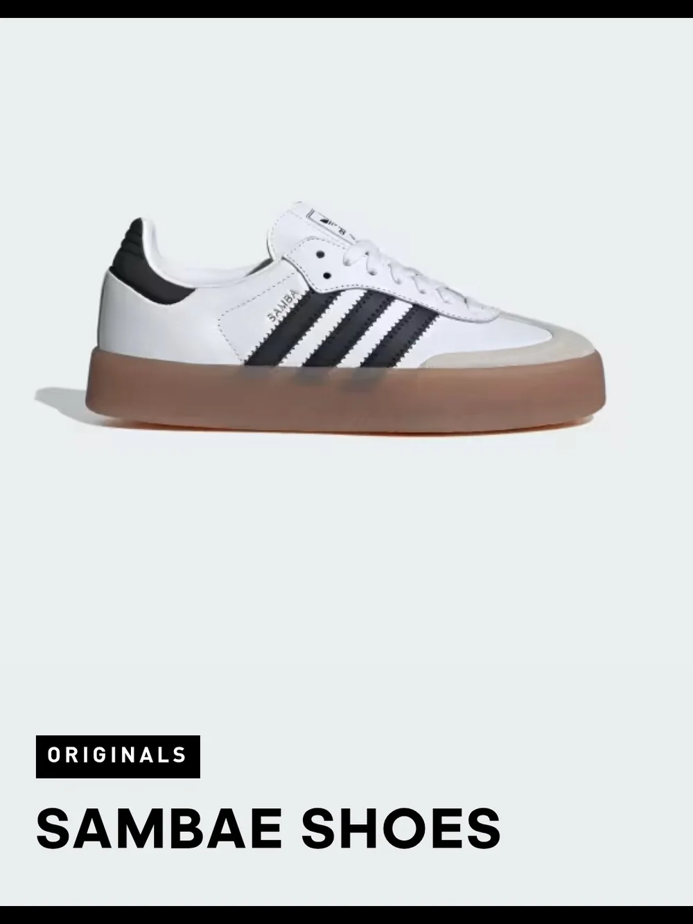 adidas Women's Sambae Sneakers Size 8.5 - Picture 1 of 6